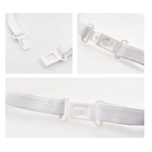 10st justerbar elastisk fluga bandband DIY -tillbehör med klipp för bowtie bältesband