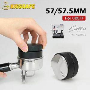 Kahve Distribütörü 57mm 57.5mm Lelit Anna Makine Kurcalama Tespit Aracı Ayarlanabilir Barista Espresso Parçalar Köşe Aksesuarları 240327