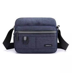 Bolsa de celular simples e casual para bolsa de ombro crossbody de náilon masculina