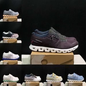 2024 Cloud 5 Homens Mulheres Designer Running Shoes Shale Magnet Branco Chambray Rose Shell Nuvens X 5 Undyed White Pearl Mens Womens Trainer Sneaker Tamanho 36-45