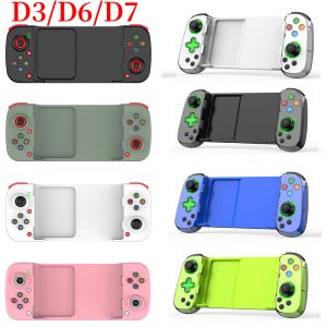 Gamepads D3/D6/D7 Teleskopowy telefon komórkowy Gamepad Bluetooth 5.0 Typec bezprzewodowy kontroler gier joystick dla PUBG na PS4 Switch PC