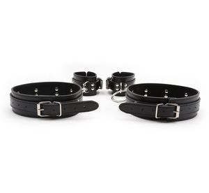 Leather Legs Hand Wrist Cuffs Bondage Belt Slave In Adult Games For Couples Fetish Sex Products Flirting Toys Women And Men4445987