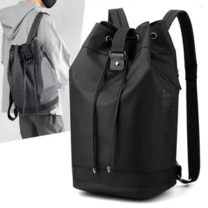 Sırt çantası açık seyahat omuz çantası erkekler basit hafif büyük kapasiteli depolama demeti cep çok işlevli el çantası