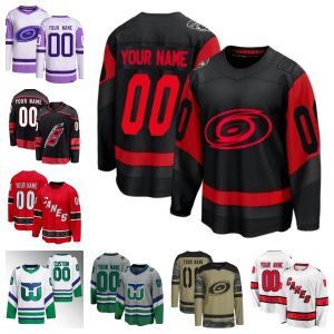 Carolina''Hurricanes''Männer Frauen Jugend Sebastian Aho Andrei Svechnikov Brent Burns Seth Jarvis Jake Guentzel Staal Jaccob Slavin Necas Alternatives Hockey-Trikot