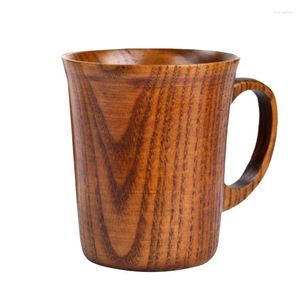 Tazze Tazza Vintage Bere Tè In Legno Per Bicchieri Home Office