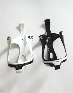 Mais novo suporte para garrafa de água e gaiolas de fibra de carbono completo para bicicleta suporte para garrafa de água branco preto para ciclismo lookb180097427329366