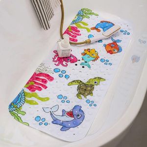 Коврики для ванн коврик для детской ванной комнаты мультфильм всасывающий чашка 40x100 см ванны против скольжения туалетный пол