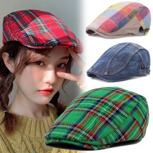 Vintage Denim Beret Hats Men Women Unisex Jeans Berets Newsboy Hat Spring Autumn Hats Peaked Cap Casual Forward Adjustable Caps