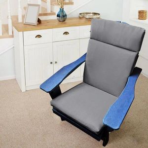 Pillow High Back Patio Chair S Rocking Splash-proof One-piece Seat Student Office Sedentary Armchair