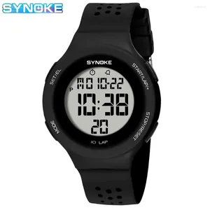 Wristwatches Outdoor Sport Watch Men Alarm Chrono Clock 5Bar Waterproof Military Watches LED Display Digital Thin Design