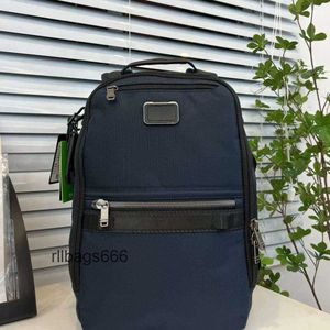 Rucksack Tumii Nylon Back Bag Designer Pendelgeschäft MENS PACK FODE Tumiis ballistischer Trend 232782d Reisen MENS SXS3