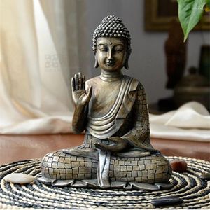 Statuette decorative Statua di Buddha nel soggiorno Baoping Feng Shui Thailandia