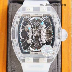 スイスの高級時計Richadmills Mechanical Watch Chronograph Wristwatch 5302自動機械雪のガラスケーステープウォッチメンズウォッチデザイナー防水wris