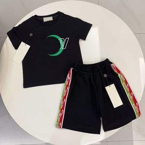 Classics kids T-shirts sets kid Summer two-piece set children shorts Multiple styles boys girls tracksuits Size 90-150 baby Cotton short sleeves CXD240422-6