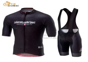 Tour De ITALIA 2020 Männer Kleidung Radfahren Kleidung Kits Sommer Kurzarm Trägershorts Quickdry Racing Set Italien287c9930179