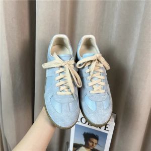 Oxfords Women's Color Training Buty retro okrągłe stóp platforma Sneakers Autumn Summer Summer Balet Casual Skórzane mieszkania Darmowa wysyłka