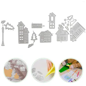 Storage Bottles Christmas House Cutting Metal Xmas Theme Embossing Stencil Die Cuts Mold For Making Scrapbooking DIY Craft Paper Decor