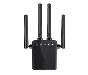 M95B Wireless Repeater WiFi Router 300M Signalförstärkare Extender 4 Antenna Lämplig för hemmakontoret 2106072554642