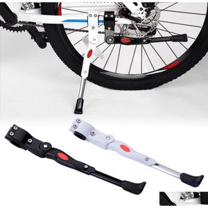 Racks de caminhão de carro Bicicleta Estacionamento Rack Kickstand Pesado Ajustável Mountain Bike Ciclo Prop Lado Traseiro Kick Stand Acessórios2389689 DHT0Q