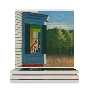 Table Mats Cape Cod Morning Ceramic Coasters (Square) For Coffee Mugs Cup Mat Cups