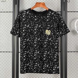 디자이너 여름 패션 티셔츠 럭셔리 클래식 골드 스탬프 인쇄 편지 소년 런던 Tshirts 짧은 패션 남성 여성 캐주얼 브랜드 편지 Tshirt