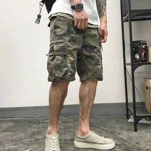 Herren-Shorts, Herren-Shorts, Herren-Cargo-Shorts, Übergröße, Outdoor-Sport- und Freizeithose, LTI Pocket Quarter PantsC240402