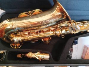 Neues hochwertiges goldenes Altsaxophon YAS-875EX Japan Brand Sax E-Flat Super Musikinstrument mit professionellem Versand Sax Mundstück Geschenk