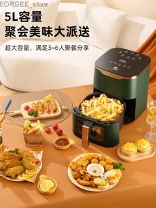 Luft Fryers luft Fryer Fresh Fryer 5L lufttork Grill Hot Oil Air Fryer Plain Oven AI Electric Fryer 220V Y240402PMSP