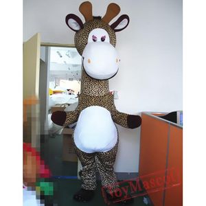 2024 Halloween Animal Cartoon Giraffe Mascot Costume Walking Halloween Suit Large Event Costume Suit Party dress