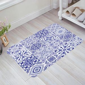 Carpets Arabesque Pattern Texture Bedroom Floor Mat Home Entrance Doormat Kitchen Bathroom Door Decoration Carpet Anti-Slip Foot Rug