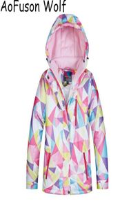 Zimowa kurtka narciarska dla dzieci Windorph Waterproof ciepłe, wysokiej jakości dzieci 039s marki chłopców dziewczęta kurtka snowboardowa płaszcz 5066021