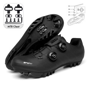 Boots Mtb Cycling Shoes with Cleats Men Road Bike Boots Speed Flat Sneaker Racing Women Outdoor Sports Spd Mountain Bicycle Footwear
