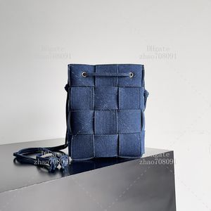 10A Borsa a secchiello piccola di design di ALTA qualità Borsa a tracolla da donna in tela da 14 cm Con scatola B38