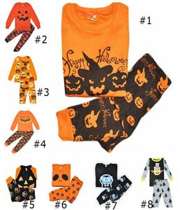 Xmsa småbarn pajamas cosplay kostym pumpa halloween kostym barn sömnkläder möbler set kläder set baby girls boys clyn1638547