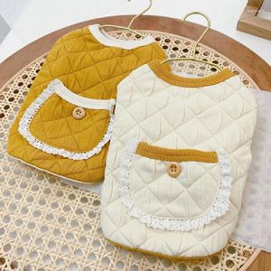 Vestuário para cães roupas de inverno casaco roupa cachorrinho cachorrinho pequeno traje yorkies pomeranian maltês shih tzu bichon poodle roupas para animais de estimação colete