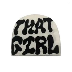 Berets Buy Y2K Fashion Cover Cover للرجال والنساء Jacquard Hat Hat Hip Hip-Hop Disual Skateboard