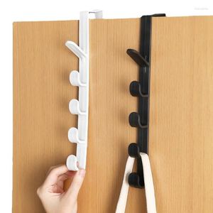 Hooks Hook Rack bakom dörren Punching-Free Wall Hanger Stark hängande sovrum Enkel kappa förvaring