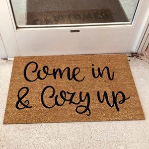 Carpets Fun Copywriting Mat Holiday Welcome Door Polyester Quilt Throw Blanket For Couch