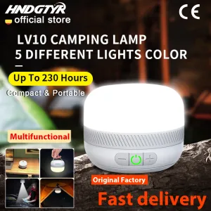 Ferramentas luz de acampamento ao ar livre com lanterna led magnética usb recarregável power bank equipamento naturehike lanterna viagem para ferramenta tenda