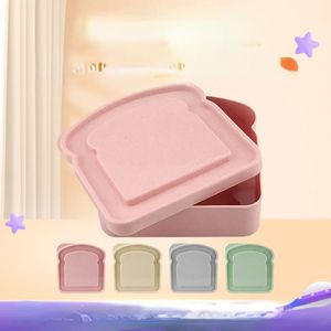 Sandwich Storage Box Silicone Lunch Box Food Storage Reusable Microwave Lunch Box Food Storage Container School Breakfast