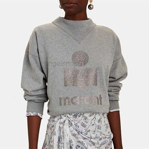 Moletons 2023ss Designer Suéter Moda Hoodie Clássico Letterprinted Terry Algodão Suéter Mulheres Roupas1dfw