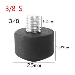 Mola Universal Anti-Slip Bashing Padies Spike per treppiede monopode 3/8 