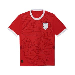 Österreich 24-25 Fußball-Trikotsse setzt rote Tops weiße T-Shirts 24-25 National Football Trikots Zuhause M. Sabitzer