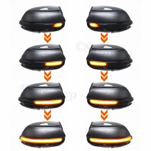 För Volkswagen VW Passat B7 CC Jetta Mk6 Scirocco Beetle Eos Sagitar Dynamic LED Blinker Sidemarkör Turn Signal Light Lamp