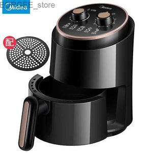 Air Fryers Household air fryer 1.5L large capacity intelligent smokeless electric fryer kitchen oil-free energy-saving French fryer Y240402