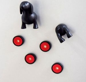 Kühlschrankmagnet mit Cartoon-Motiv, niedlicher Dackel, glücklicher Hund, DIY für Zuhause, Küche, Kühlschrank, Karte, Nachrichtentipps, magnetisch, abnehmbare Aufkleber, Aimant5226583