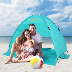 Tende e ripari Tenda da spiaggia - Forniture da campeggio resistenti all'acqua e al vento Tende da sole esterne impermeabili Escursione nella natura Sport da escursionismo