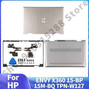 Новое для HP Envy x360 15-BP 15M-BQ TPN-W127 LCD LCD задняя крышка/передняя рамка/петли задней крышки верхний экран.