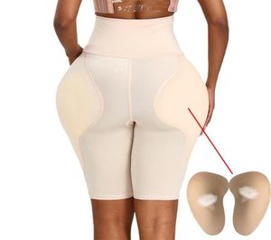 Kvinnor höftkuddar hög midjetränare Shapewear Body Tummy Shaper Fake Ass Butt Lifter Booties Enhancer Booty Lårtrimmer Plus 6xl261235995