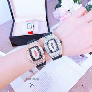 Şarap Barrel Lüks Moda Kadınlar İzle Richa M Tam Otomatik Mekanik Seramik Kılıf Luminous Womens Watch Designer Su Geçirmez Kol saatleri 31Hz